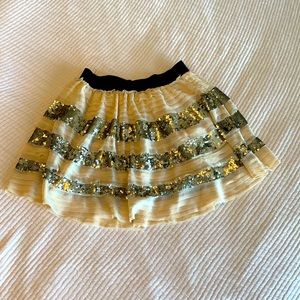 Free People Holiday Sequin Skirt